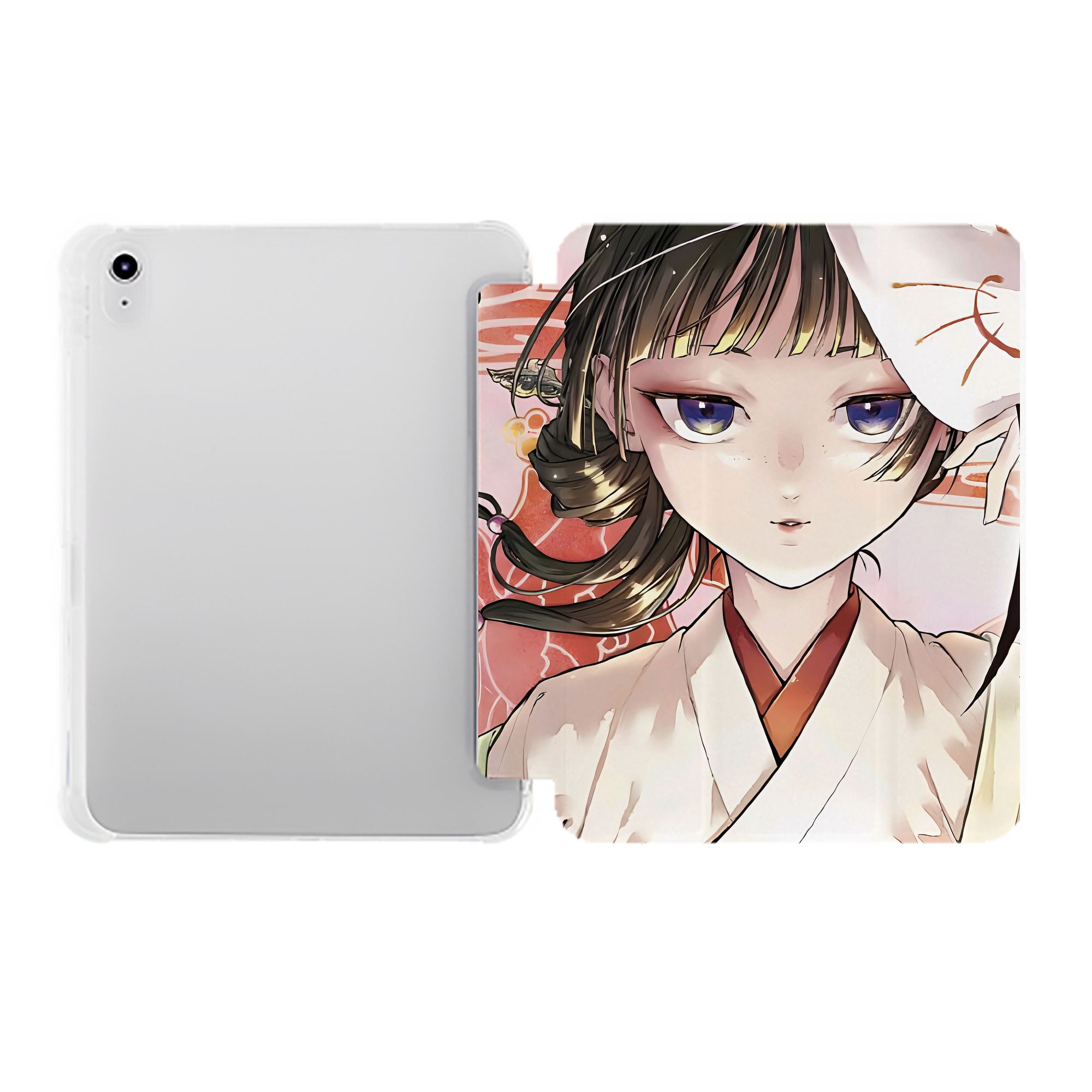 （画像用） 薬屋のひとりごと The Apothecary Diaries IPad ケース ペン収納付き 三つ折りスタンド PUレザー×シリコン 対応機種9.5/10.5/10.9インチ